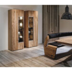 SHOWCASE, gefineerd, meerlaags paneel van massief hout (paneelpaneel) oud hout, eikenkleurig eiken thumbnail 2