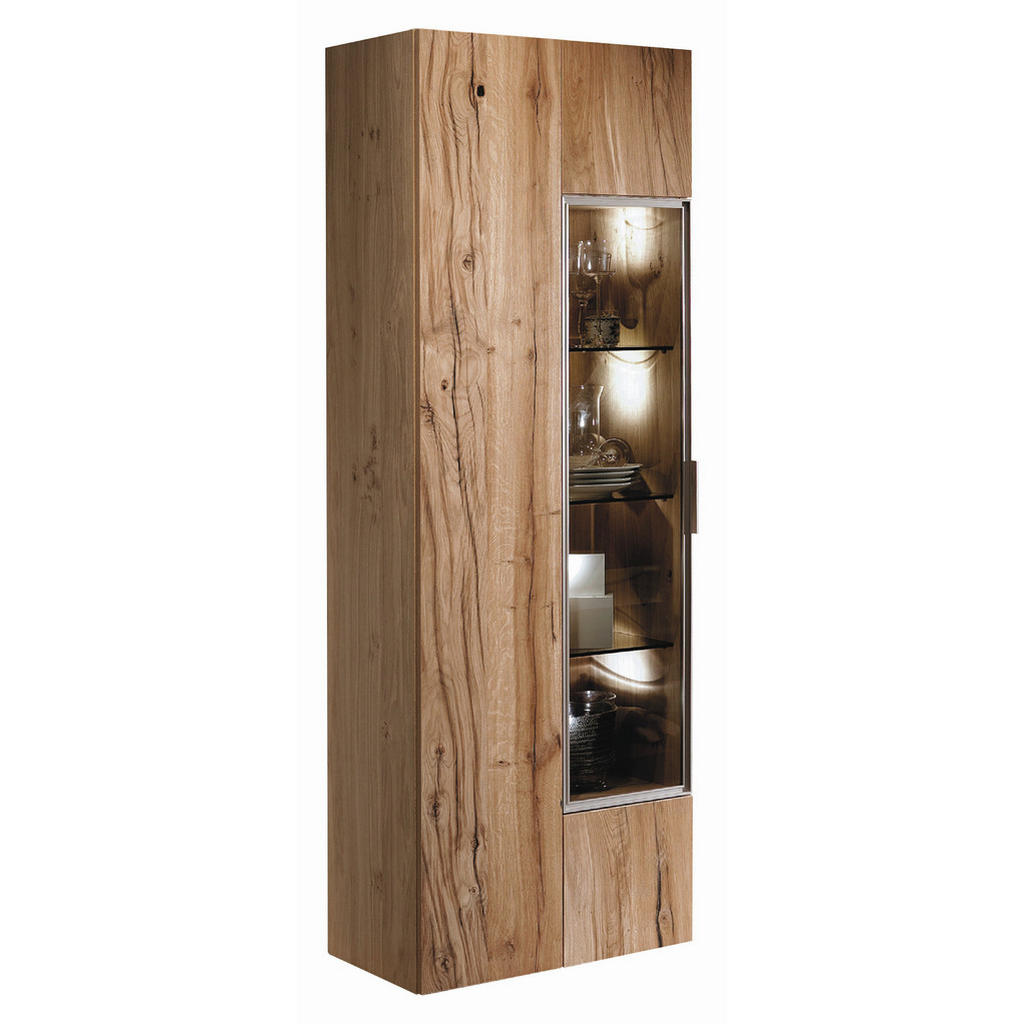 SHOWCASE, gefineerd, meerlaags paneel van massief hout (paneelpaneel) oud hout, eikenkleurig eiken