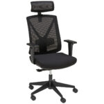 SWIVEL CHAIR plastic, textile black thumbnail 1