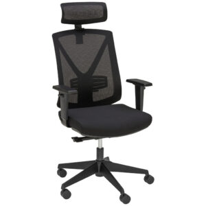 SWIVEL CHAIR plastic, textile black