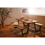 TUINSET aluminium antraciet, teakkleur thumbnail 1