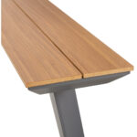 TUINSET aluminium antraciet, teakkleur thumbnail 6