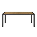 TUINTAFEL hout, metaal teak kleur thumbnail 4