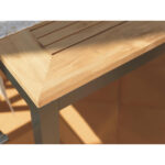 TUINTAFEL hout, antraciet metaal, natuurlijke kleuren thumbnail 7