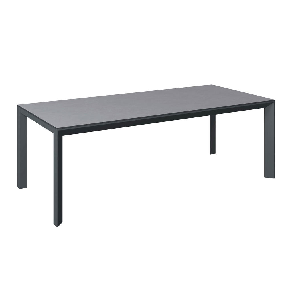 TUINTAFEL metaal, kunststof antraciet, grijs