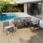 TUINTAFEL metaal, antraciet steen, donkergrijs thumbnail 2