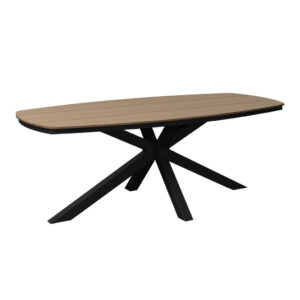 TUINTAFEL metaal, kunstmatige massa, natuurlijke kleur, donkergrijs