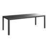 TUINTAFEL metaal, glas donkergrijs