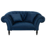 XXL FAMSTOEL, donkerblauw textiel thumbnail 3