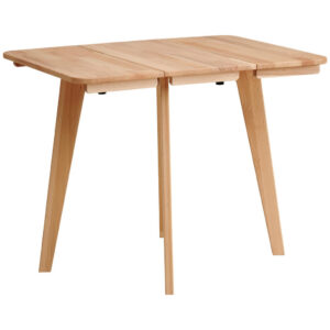 Klaptafel, massief beuken (kernhout) beuken (kernhout)