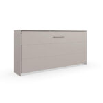 VOUWBED 90 cm x 200 cm, materiaal hout grijs, sahara thumbnail 4
