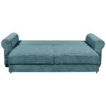 BANK MET BEDFUNCTIE, azuurblauw textiel thumbnail 5