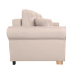 BANK MET BEDFUNCTIE, wit textiel thumbnail 4
