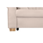 BANK MET BEDFUNCTIE, wit textiel thumbnail 5