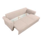 BANK MET BEDFUNCTIE, wit textiel thumbnail 7