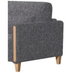 BANK MET BEDFUNCTIE, bruin, beukenhout, textiel thumbnail 7
