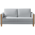 BANK MET BEDFUNCTIE, beukenkleur, lichtgrijs hout, textiel thumbnail 6