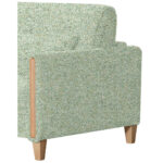 BANK MET BEDFUNCTIE, beukenkleur, lichtgroen hout, textiel thumbnail 7