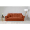 BANK MET BEDFUNCTIE, terracotta textiel