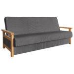 BANK MET BEDFUNCTIE, grafietkleurig textiel thumbnail 6