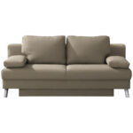 BANK MET BEDFUNCTIE, kleur cappuccino textiel thumbnail 1
