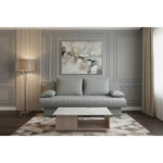 BANK MET BEDFUNCTIE, mintgroen textiel, houten materiaal thumbnail 6