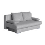 BANK MET BEDFUNCTIE, lichtgrijs textiel, houten materiaal thumbnail 5