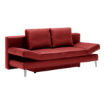 BANK MET BEDFUNCTIE, rood leer thumbnail 7