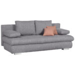 BANK MET BEDFUNCTIE, grijs textiel thumbnail 5