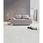 BANK MET BEDFUNCTIE, lichtgrijs textiel thumbnail 3