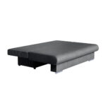 BANK MET BEDFUNCTIE, donkergrijs textiel, houten materiaal thumbnail 7