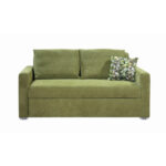 BANK MET BEDFUNCTIE, groen textiel thumbnail 1