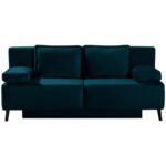 BANK MET BEDFUNCTIE, kerosinekleurig textiel thumbnail 1