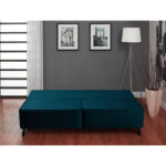 BANK MET BEDFUNCTIE, kerosinekleurig textiel thumbnail 3