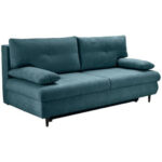 BANK MET BEDFUNCTIE, kerosinekleurig textiel thumbnail 2