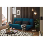 BANK MET BEDFUNCTIE, kerosinekleurig textiel thumbnail 4