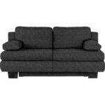 BANK MET BEDFUNCTIE, antraciet textiel thumbnail 1