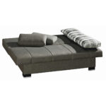 BANK MET BEDFUNCTIE, bruin textiel thumbnail 4