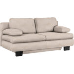 BANK MET BEDFUNCTIE, champagnekleurig textiel thumbnail 4