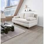 BANK MET BEDFUNCTIE, wit textiel thumbnail 2