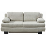 BANK MET BEDFUNCTIE, wit textiel thumbnail 1