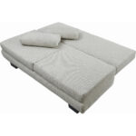 BANK MET BEDFUNCTIE, wit textiel thumbnail 4