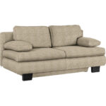 BANK MET BEDFUNCTIE, textiel in natuurlijke kleur thumbnail 4