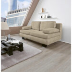 BANK MET BEDFUNCTIE, gebakken textielkleur thumbnail 2