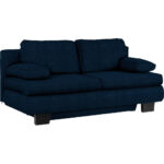 BANK MET BEDFUNCTIE, donkerblauw textiel thumbnail 4
