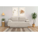 BANK MET BEDFUNCTIE, wit textiel thumbnail 2