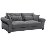 BANK MET BEDFUNCTIE, antraciet textiel thumbnail 5