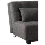 BANK MET BEDFUNCTIE, antraciet textiel thumbnail 3