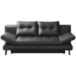 BANK MET BEDFUNCTIE, antraciet leer thumbnail 6