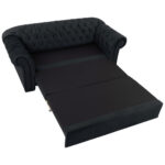 BANK MET BEDFUNCTIE, antraciet textiel thumbnail 2